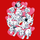 Boy's One Hundred and One Dalmatians Puppy Dalmatian Love T-Shirt