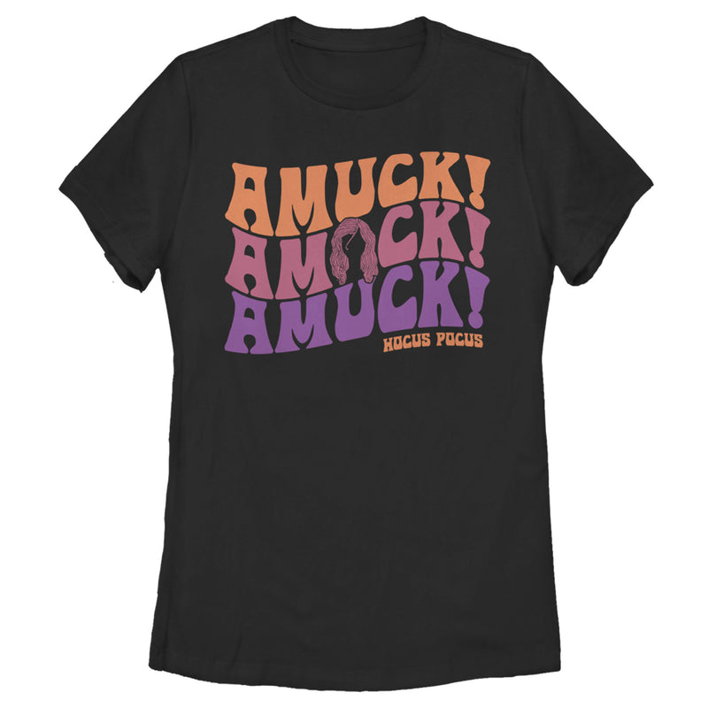 Women's Hocus Pocus Amuck Phrase T-Shirt