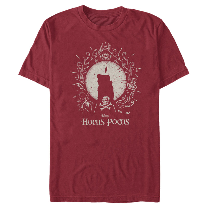 Men's Hocus Pocus Black Flame Candle T-Shirt