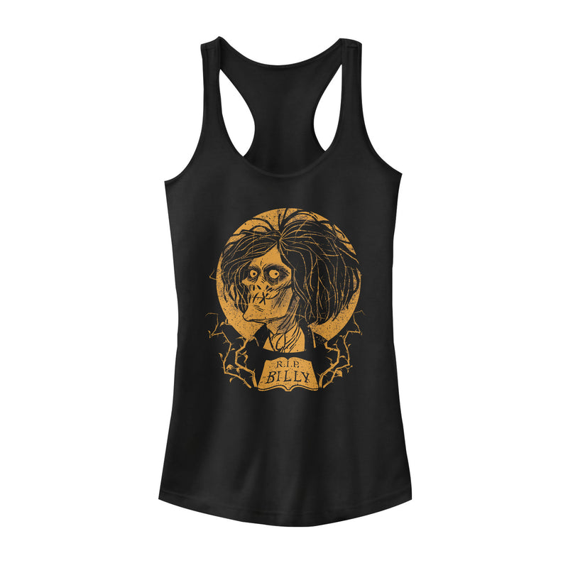 Junior's Hocus Pocus Billy Zombie Portrait Racerback Tank Top