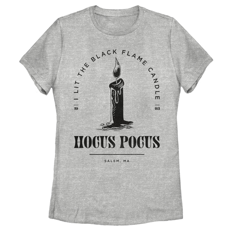 Women's Hocus Pocus I Lit Flame Candle T-Shirt