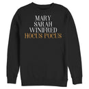 Men's Hocus Pocus Sanderson Sister Names Sweatshirt