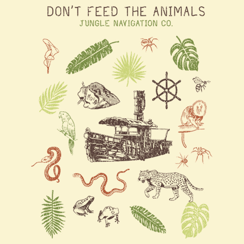 Men's Jungle Cruise Don't Feed The Animals T-Shirt