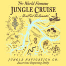 Junior's Jungle Cruise Excursion Map Racerback Tank Top