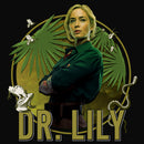 Junior's Jungle Cruise Dr. Lily Portrait Cowl Neck Sweatshirt