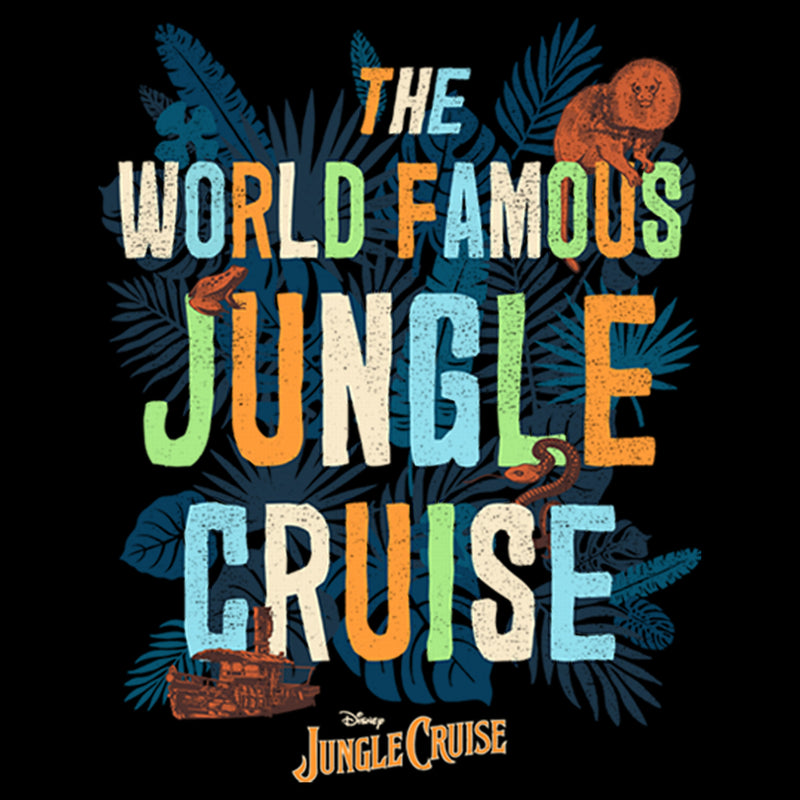 Men's Jungle Cruise The World Famous Logo Pull Over Hoodie