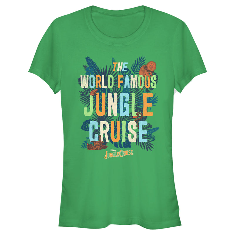 Junior's Jungle Cruise The World Famous Logo T-Shirt