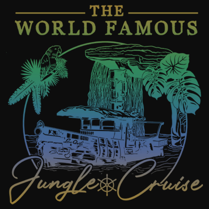 Junior's Jungle Cruise The World Famous La Quila Ombre Racerback Tank Top