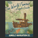 Women's Jungle Cruise La Quila Retro Poster T-Shirt