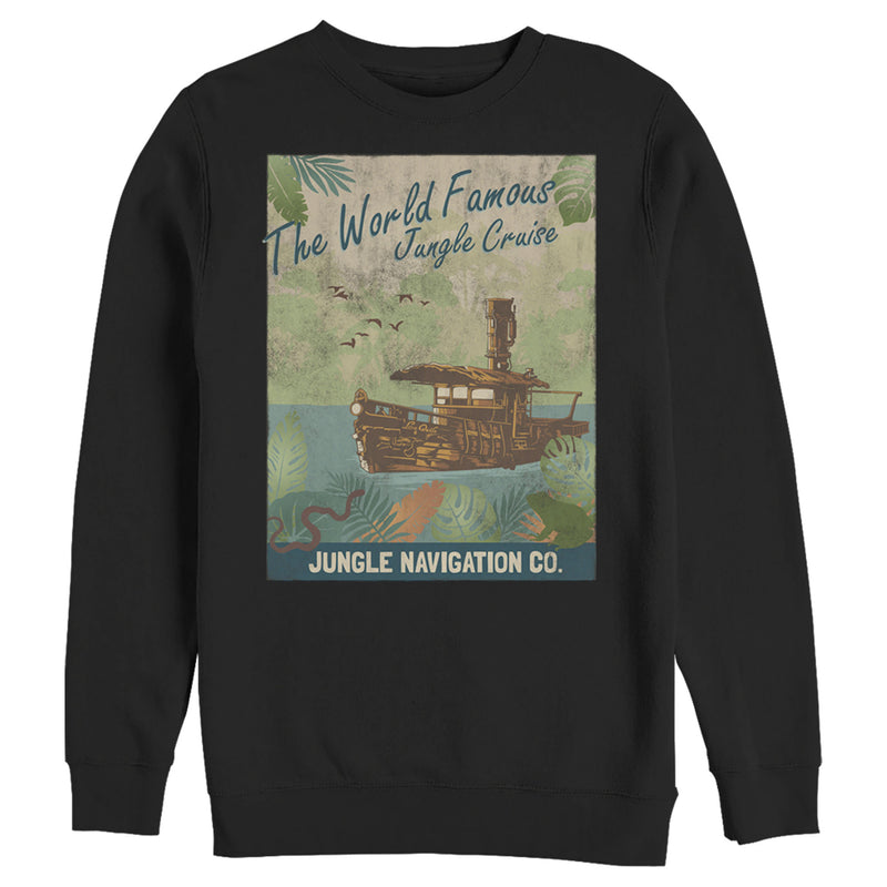 Men's Jungle Cruise La Quila Retro Poster Sweatshirt