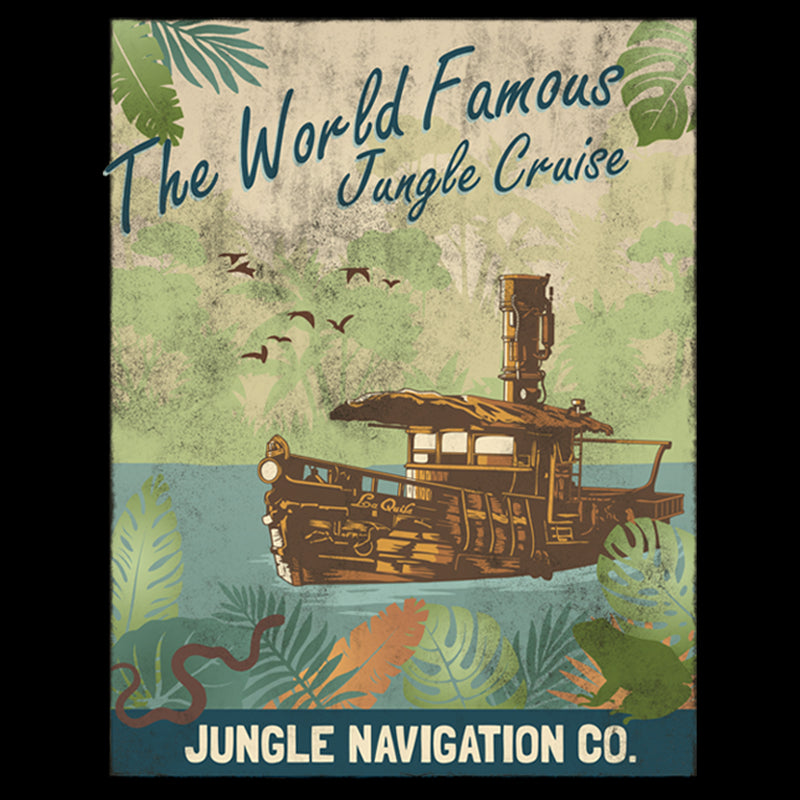 Men's Jungle Cruise La Quila Retro Poster Sweatshirt