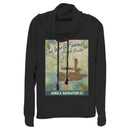 Junior's Jungle Cruise La Quila Retro Poster Cowl Neck Sweatshirt