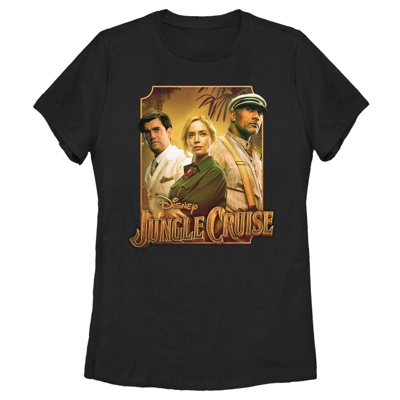 Women's Jungle Cruise Characters Logo T-Shirt