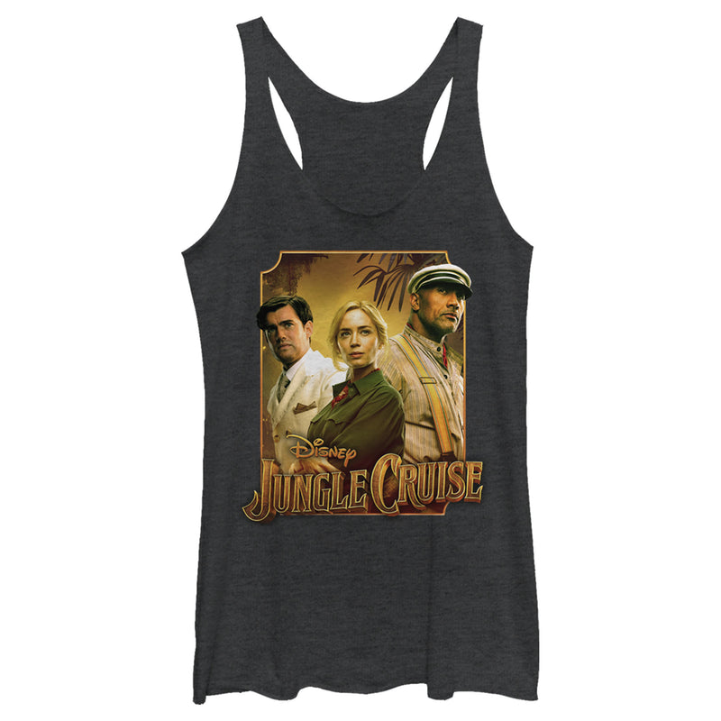 Women's Jungle Cruise Characters Logo Racerback Tank Top