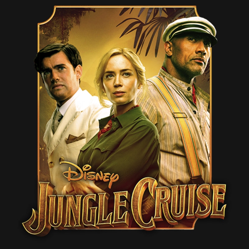 Men's Jungle Cruise Characters Logo Long Sleeve Shirt