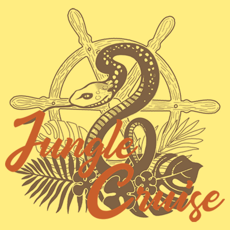 Junior's Jungle Cruise Snake Logo Racerback Tank Top