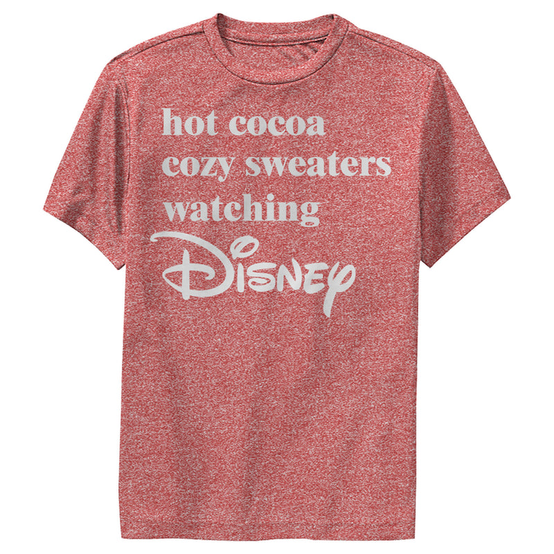 Boy's Disney Hot Cocoa and Cozy Sweaters Performance Tee