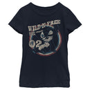 Girl's Lilo & Stitch Distressed Wild and Free Tour T-Shirt
