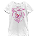 Girl's Lilo & Stitch Stitch Is My Valentine T-Shirt