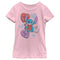 Girl's Lilo & Stitch Valentine's Day Candy Hearts T-Shirt