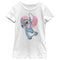 Girl's Lilo & Stitch Valentine's Day Kissy Face T-Shirt