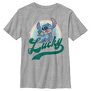 Boy's Lilo & Stitch Distressed Lucky Wink T-Shirt