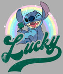 Boy's Lilo & Stitch Distressed Lucky Wink T-Shirt