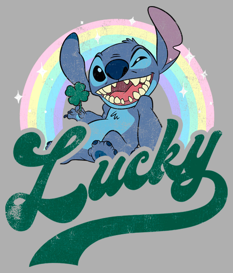 Boy's Lilo & Stitch Distressed Lucky Wink T-Shirt