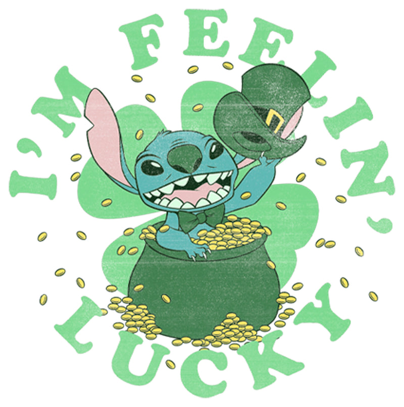 Girl's Lilo & Stitch I'm Feeling Lucky T-Shirt