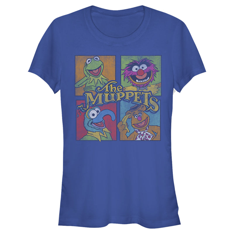 Junior's The Muppets Character Panel T-Shirt