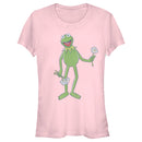 Junior's The Muppets Kermit Flower Bouquet T-Shirt
