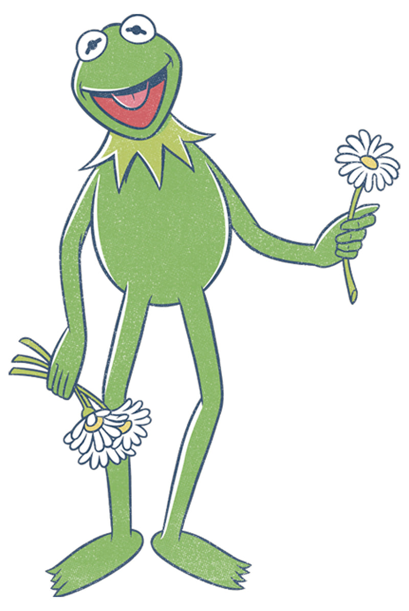 Men's The Muppets Kermit Flower Bouquet T-Shirt