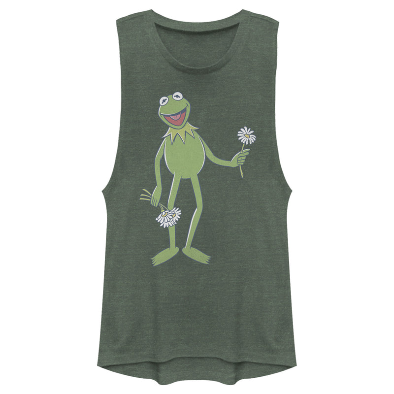 Junior's The Muppets Flower Power Festival Muscle Tee