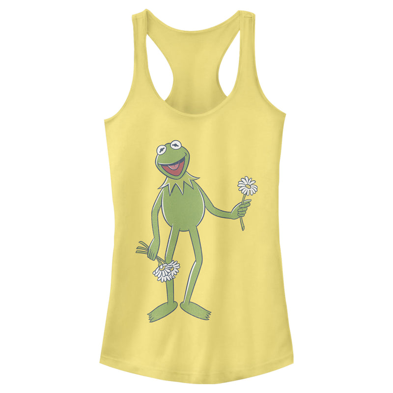 Junior's The Muppets Flower Power Racerback Tank Top