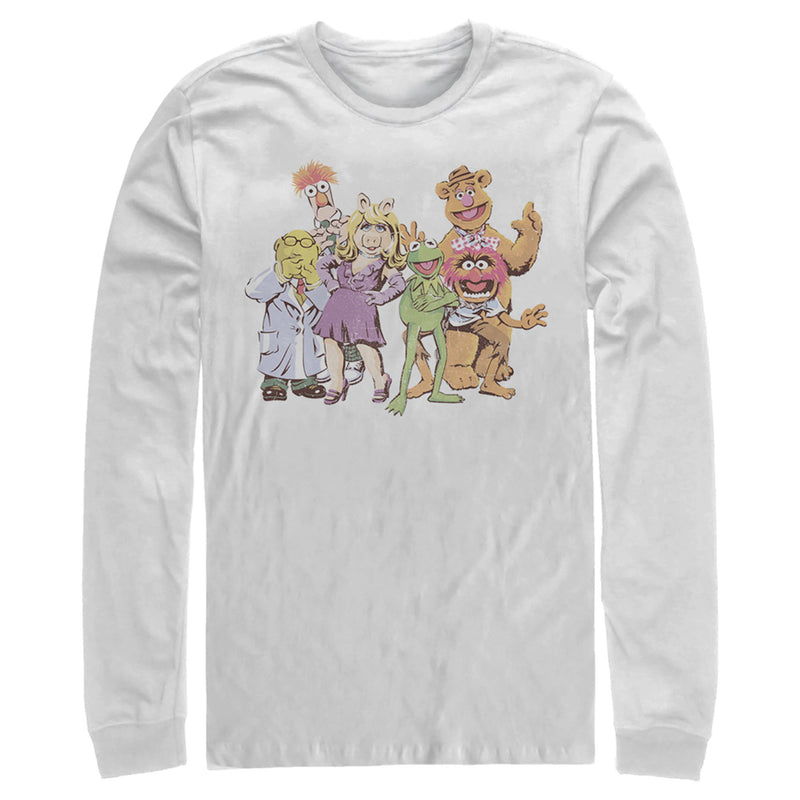 Men's The Muppets The Gang Long Sleeve Shirt