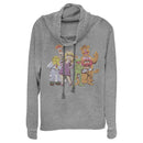 Junior's The Muppets The Gang Cowl Neck Sweatshirt