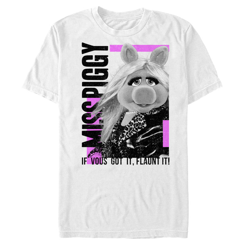 Men's The Muppets Miss Piggy Flaunt It T-Shirt