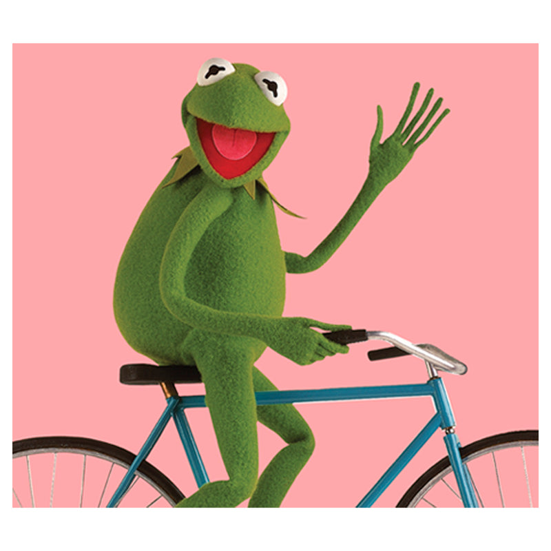 Junior's The Muppets Biking Kermit T-Shirt