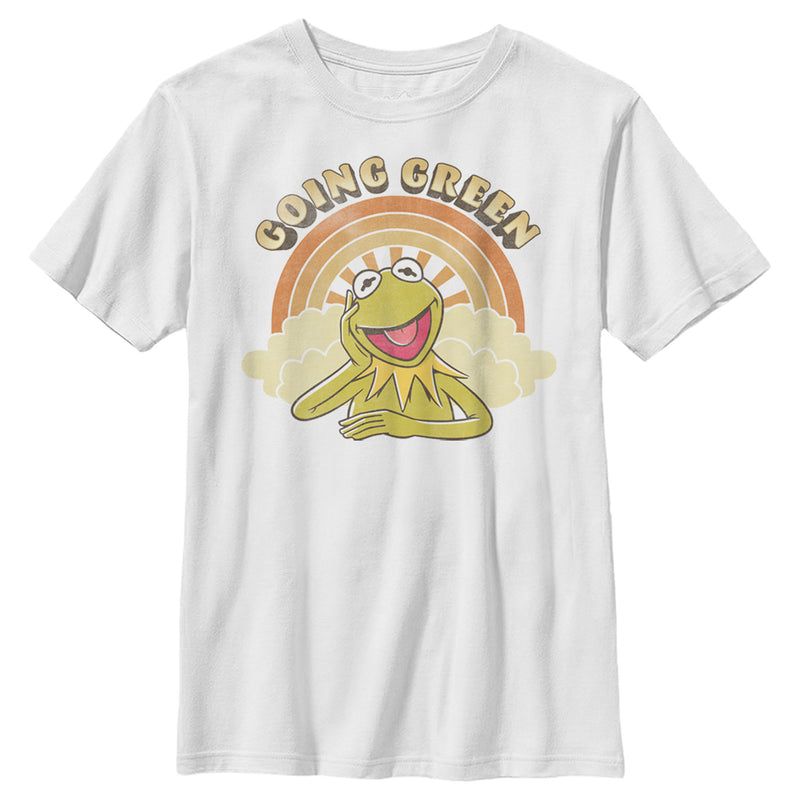 Boy's The Muppets Kermit Retro Green T-Shirt