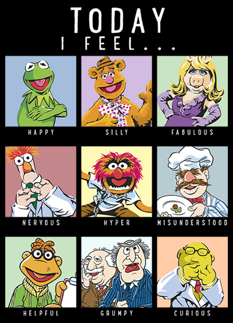 Boy's The Muppets Mood Chart T-Shirt