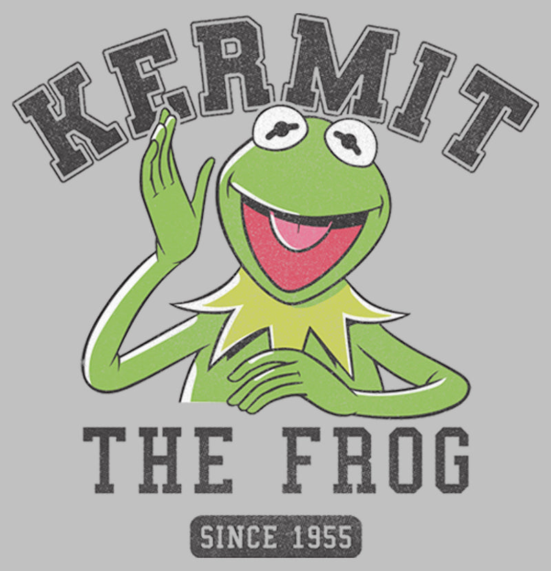 Women's The Muppets Kermit 1955 Collegiate T-Shirt