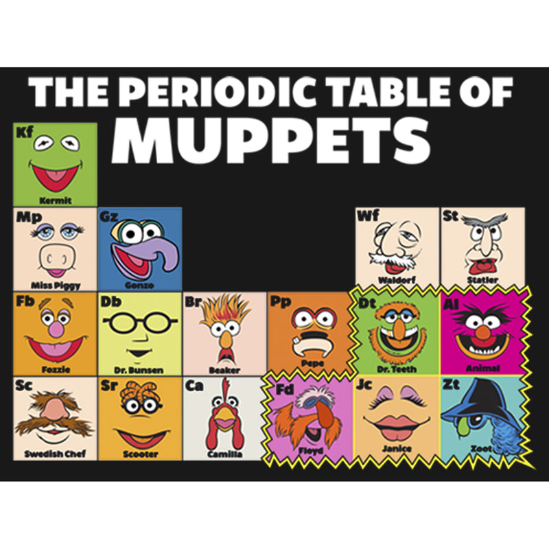 Girl's The Muppets Periodic Table of Muppets T-Shirt