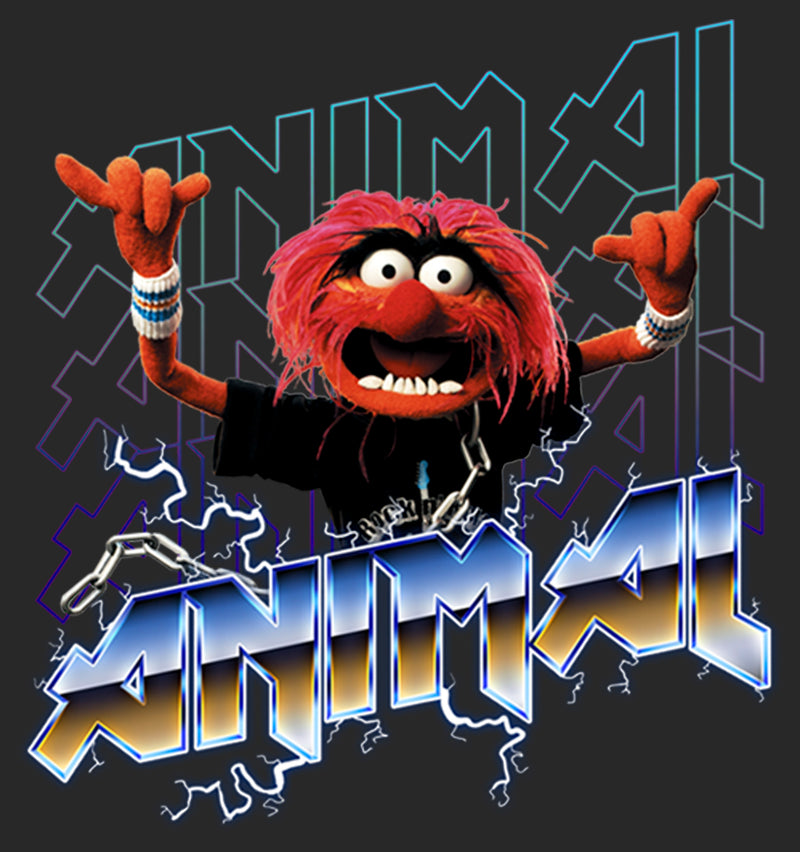 Women's The Muppets Animal Metal T-Shirt