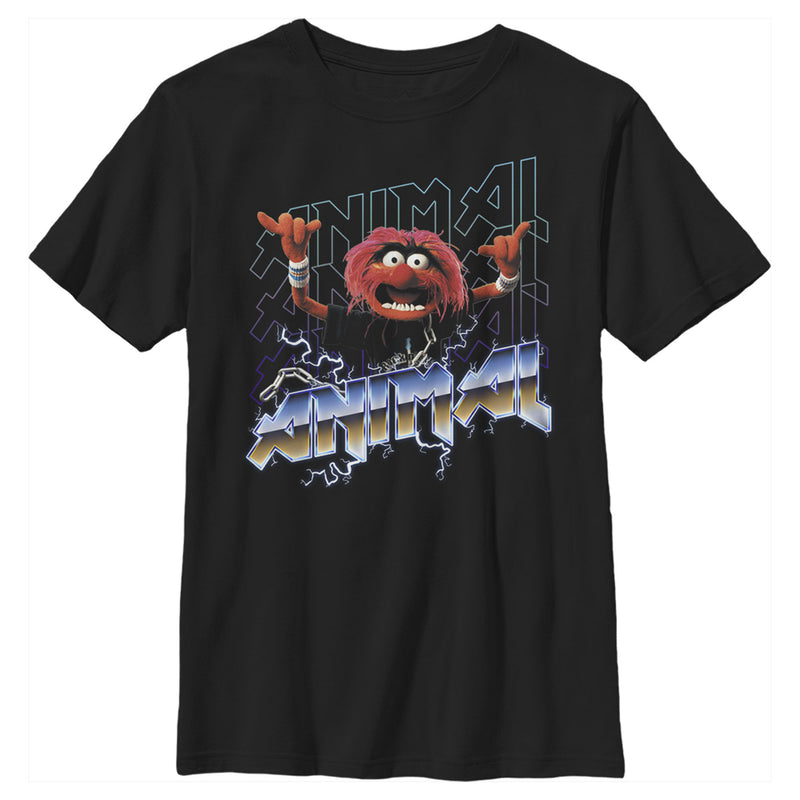 Boy's The Muppets Animal Metal T-Shirt