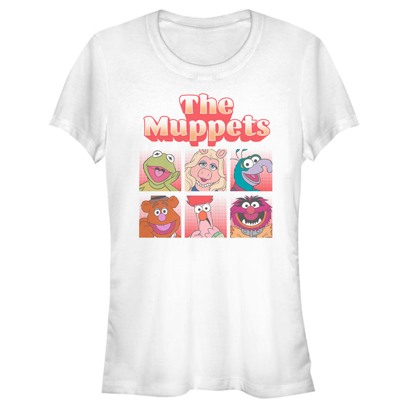 Junior's The Muppets Group Panel T-Shirt