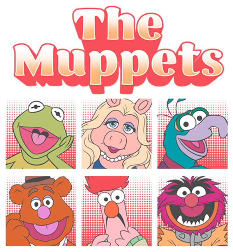 Junior's The Muppets Group Panel T-Shirt