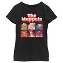 Girl's The Muppets Boxed Characters T-Shirt