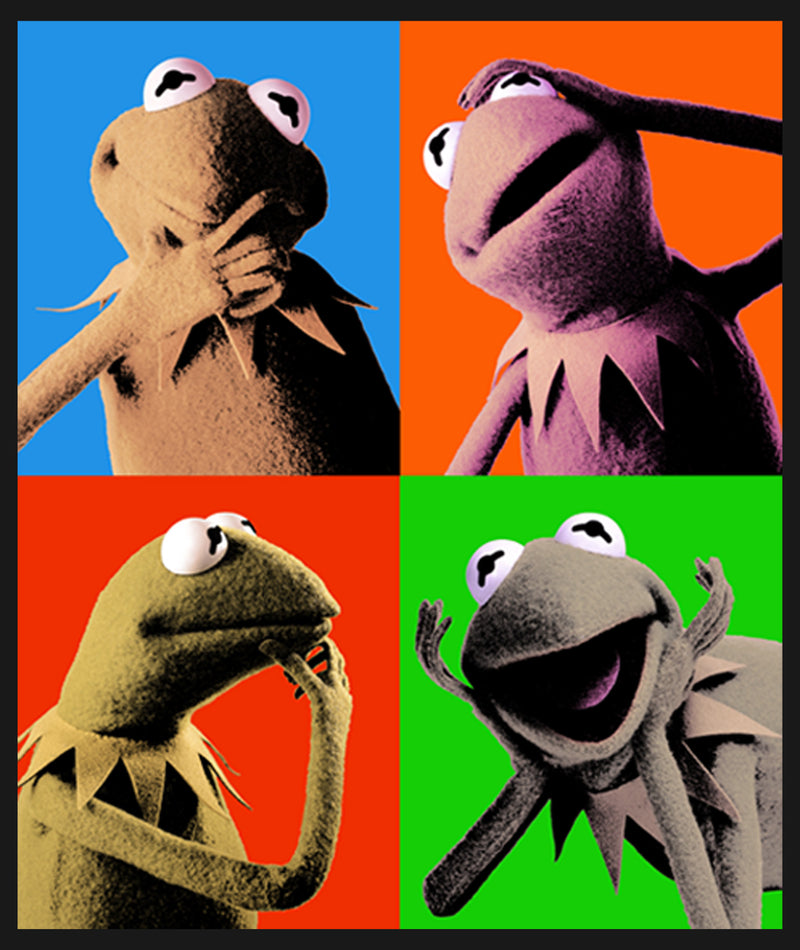 Girl's The Muppets Kermit Pop Poster T-Shirt