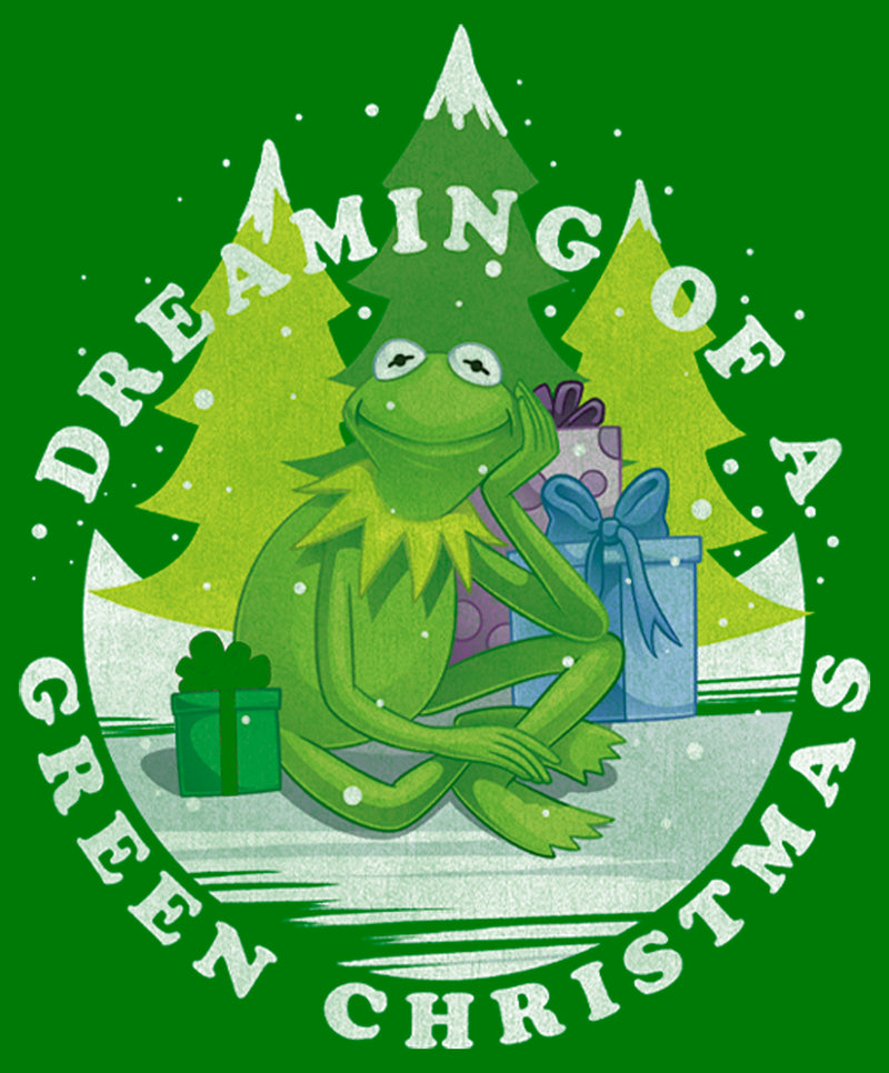 Men's The Muppets Dreaming of a Green Christmas Sweatshirt