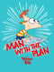 Girl's Phineas & Ferb Phineas and Ferb Man With Plan T-Shirt